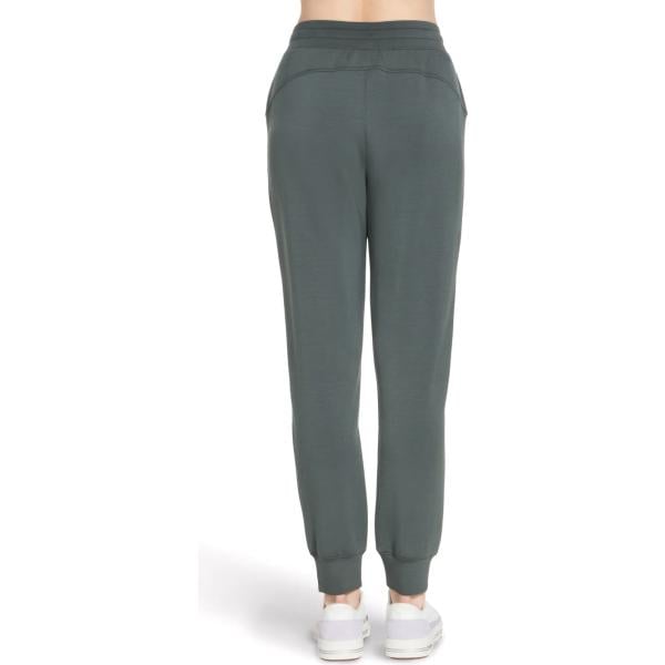 Pantaloni da donna in bianco neve lavorato a maglia con coulisse in metallo Skechers Skechers
