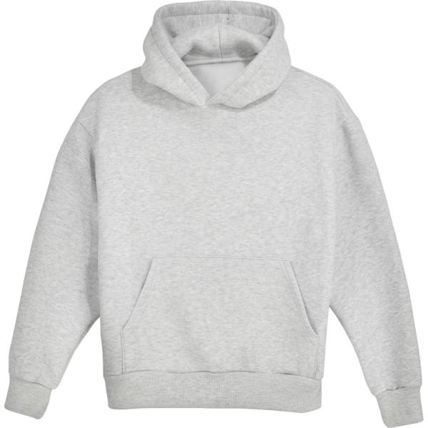 Felpa con cappuccio da uomo in grigio chiaro con stampe collo con cappuccio made in italy in cotone Boardman