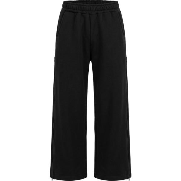 Pantaloni da uomo in nero pece con stampe con zip Boardman Boardman
