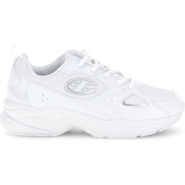 Sneakers da donna in bianco neve con lacci Champion
