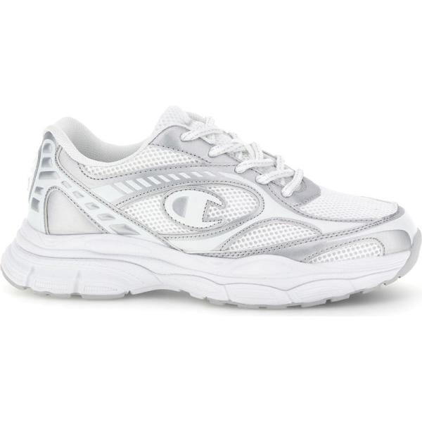 Sneakers da donna in bianco neve con lacci Champion
