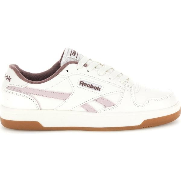 Sneakers da donna in bianco neve corto con lacci Reebok Reebok