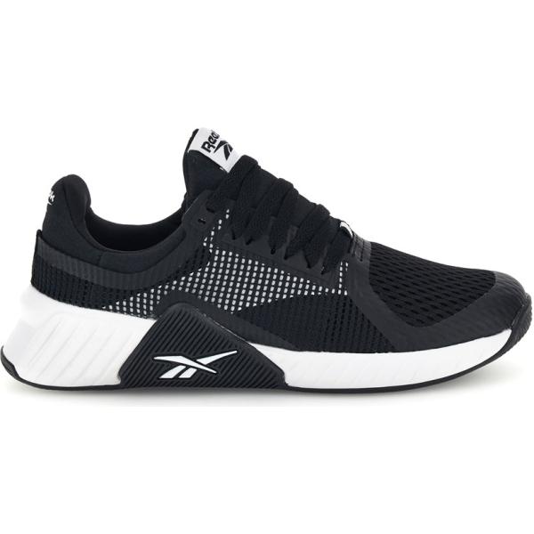 Scarpa sportiva da donna in nero pece con lacci Reebok