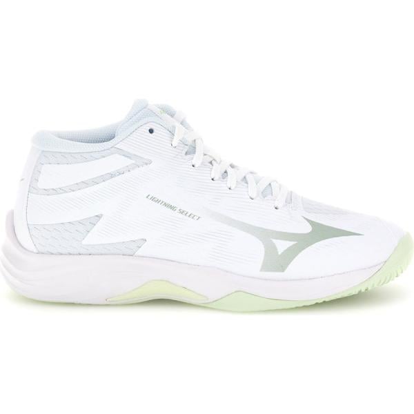 Sneakers da donna in bianco neve collo alto a scatto Mizuno Mizuno