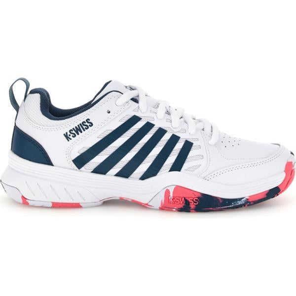 Sneakers da uomo in bianco neve con lacci K-Swiss K-Swiss