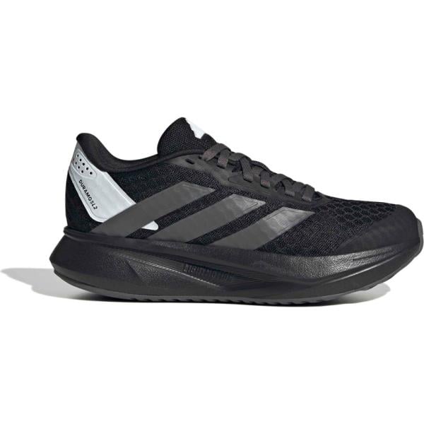 Scarpa sportiva da donna in nero pece con lacci Adidas