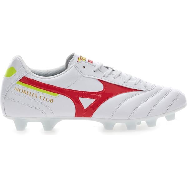 Scarpa sportiva da uomo in bianco neve con tacco Mizuno