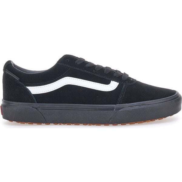 sneakers da uomo in nero pece in pelle Vans