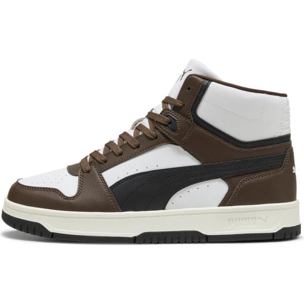 Sneakers alte da uomo in bianco neve Puma Puma