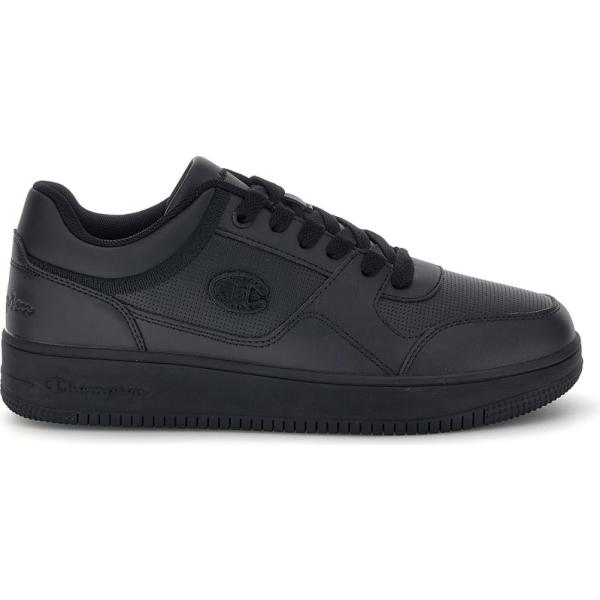 Sneakers da uomo in nero pece con lacci Champion