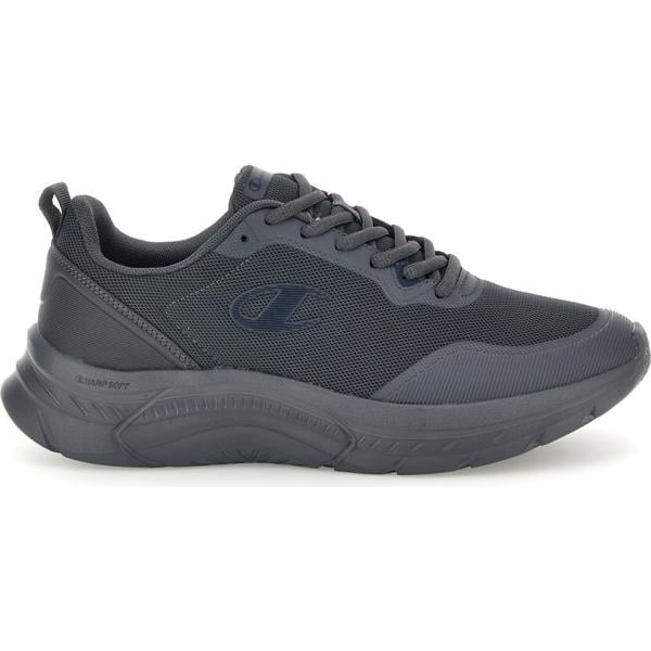 Sneakers da uomo in grigio scuro con lacci Champion