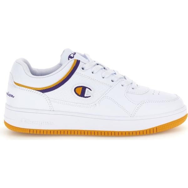 Sneakers da donna in bianco neve con lacci Champion