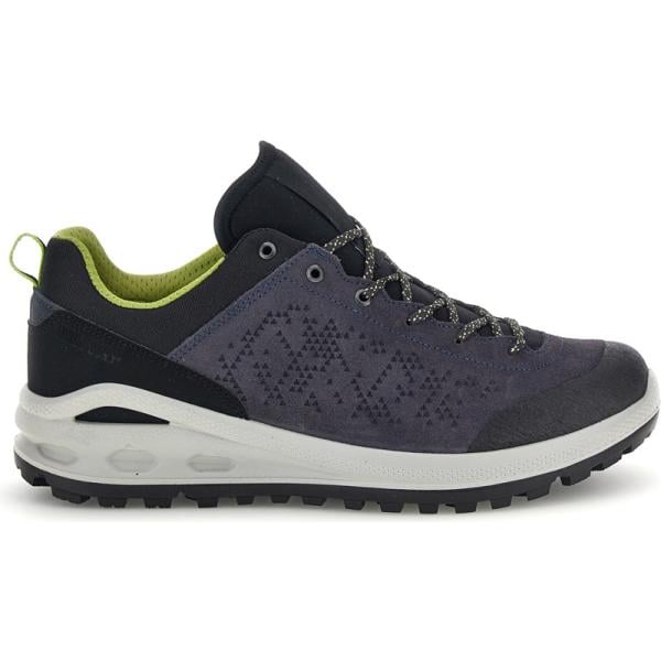 Scarpa sportiva da uomo in nero pece con lacci Track Down