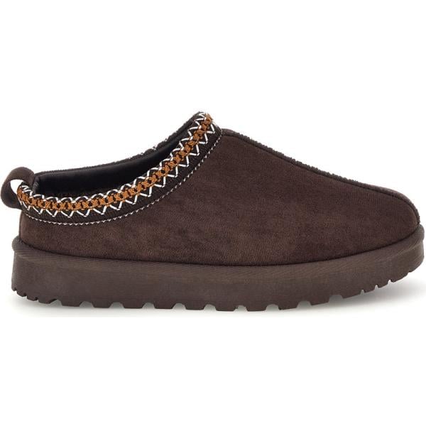 Pantofole da donna in marrone scuro Mon Dieu