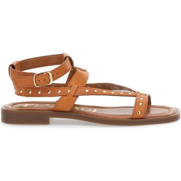 Sandali da donna in bianco neve con borchie Grazie Grazie