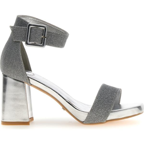 sandali col tacco First Lady grigio