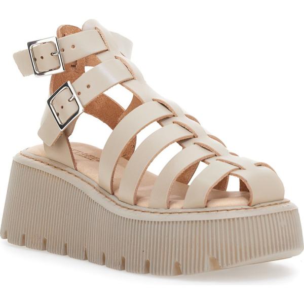 sandali in pelle Pittarello marrone