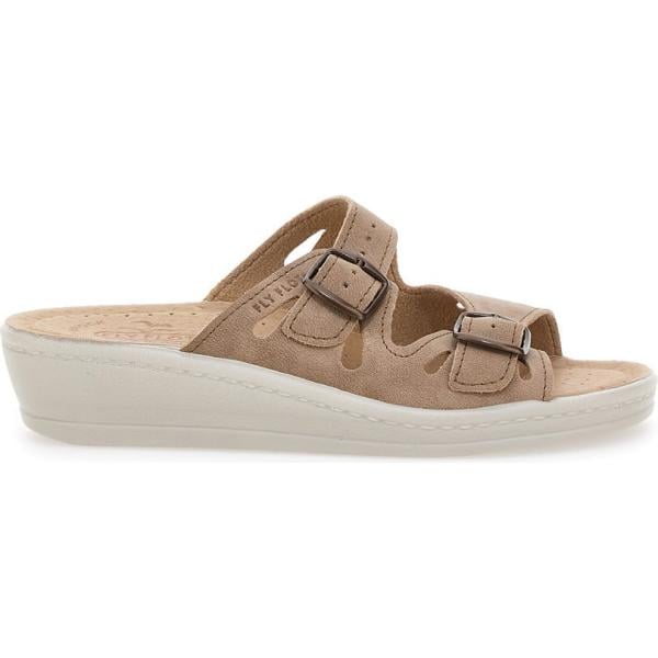Ciabatte da donna in bianco neve made in italy Fly Flot