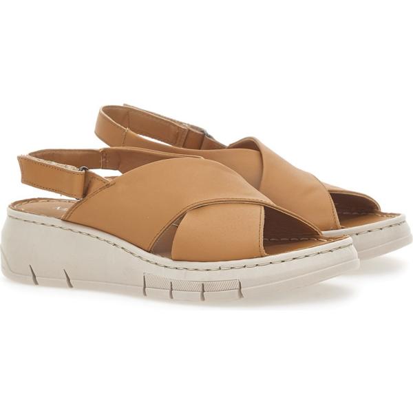 sandali in pelle Mio Tempo grigio