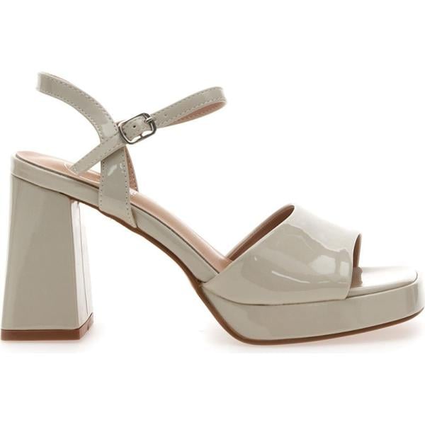 sandali col tacco Galia bianco