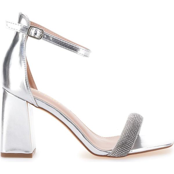 sandali col tacco First Lady grigio