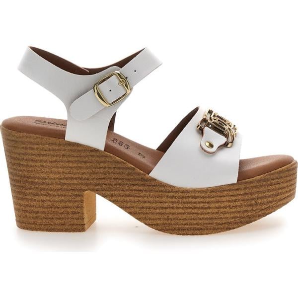 sandali col tacco Prima Riga multicolore
