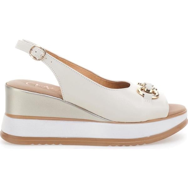 sandali in pelle Pittarello Class bianco