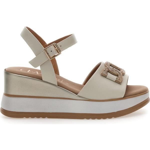 sandali in pelle Pittarello Class bianco