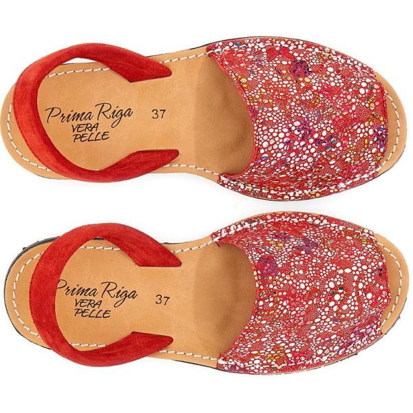 sandali in pelle Prima Riga marrone