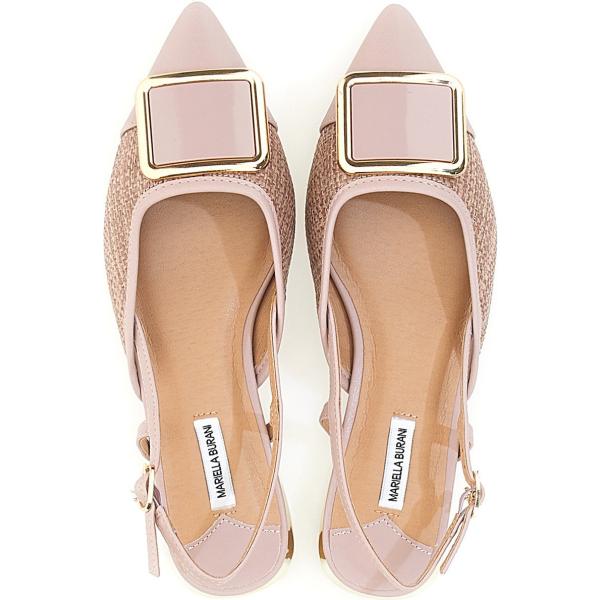 ballerine Mariella Burani marrone geometrica