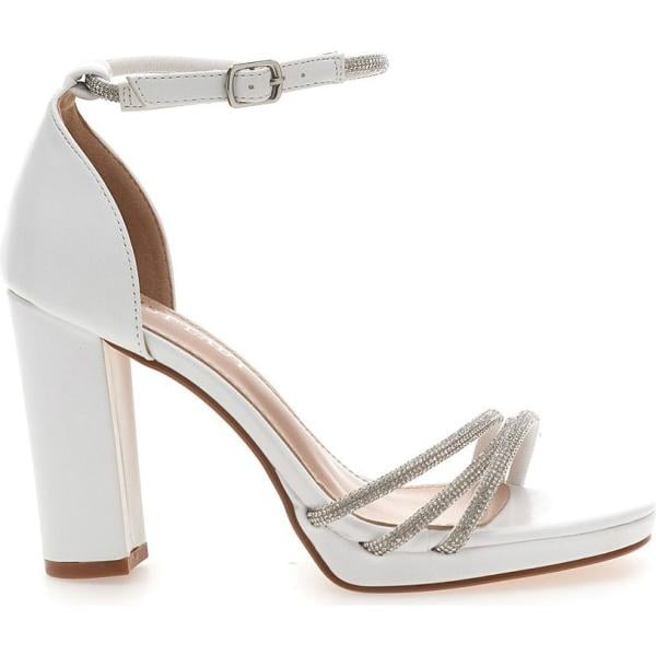 sandali col tacco First Lady bianco
