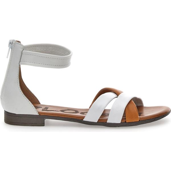 sandali in pelle Plocadi bianco