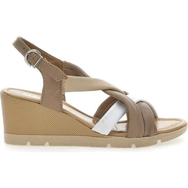sandali in pelle Me&Me marrone