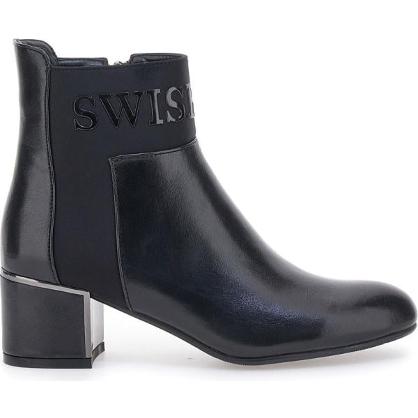 stivaletti Swish nero con stampe