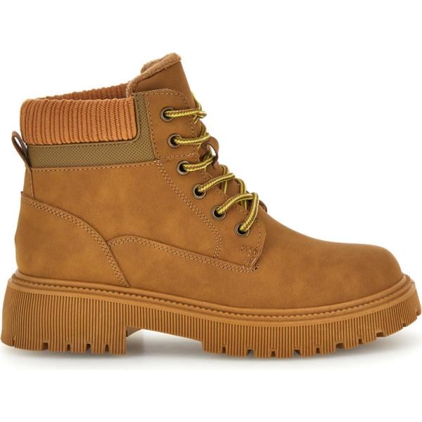 Stivaletti da donna in marrone chiaro con lacci Prima Riga