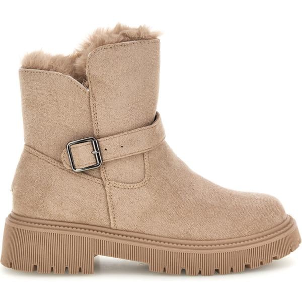 Stivaletti da donna in marrone chiaro con cinturino Prima Riga
