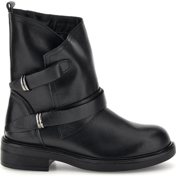 Stivaletti da donna in nero pece con tacco made in italy Pittarello Love