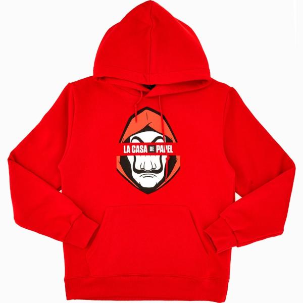 felpe La Casa De Papel rosso