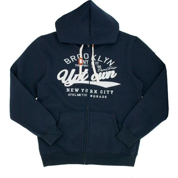 felpe con cappuccio Max Dillan blu con stampe