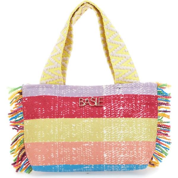 pochette Basile giallo a righe