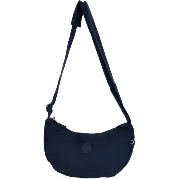 Borsa a tracolla da donna in blu scuro con zip First Lady