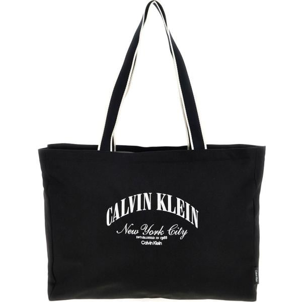borse a spalla Calvin Klein nero
