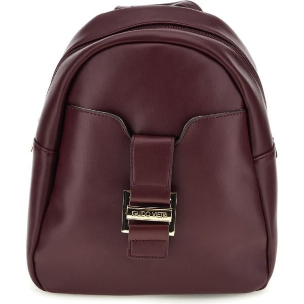 Zaino da donna in marrone scuro con zip Guido Vietri