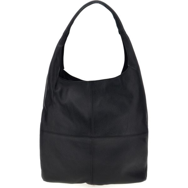 Borsa a spalla da donna in nero pece Nbg