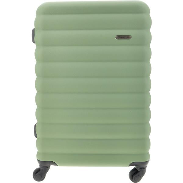 Valigia da donna in verde oliva con zip Prima Riga
