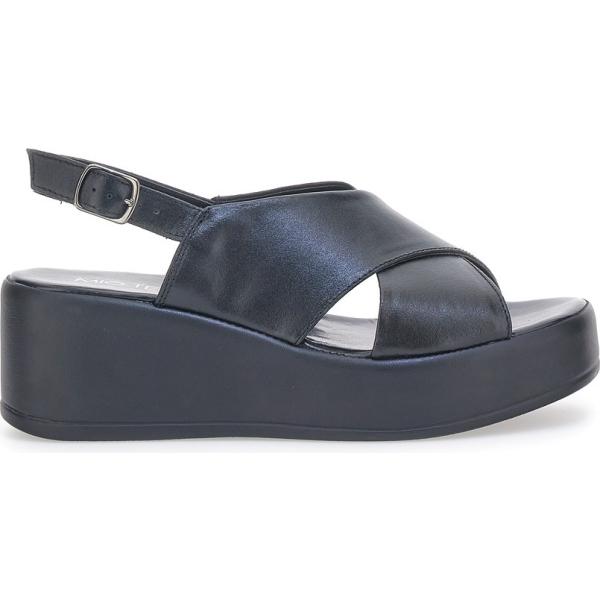 sandali in pelle Mio Tempo grigio