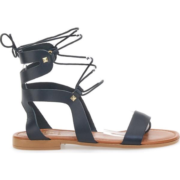 sandali in pelle Prima Riga grigio