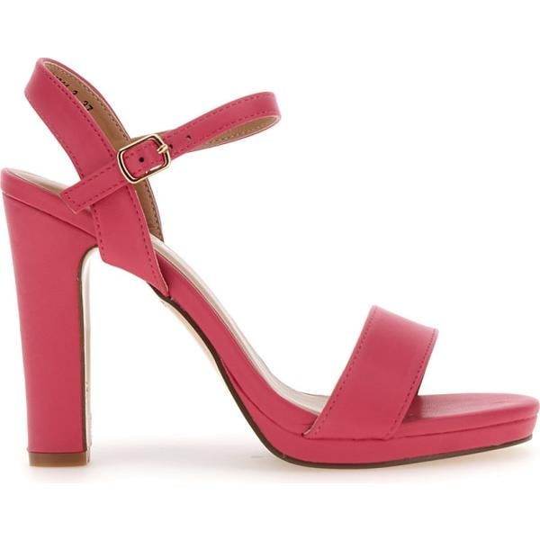 sandali col tacco The First rosso