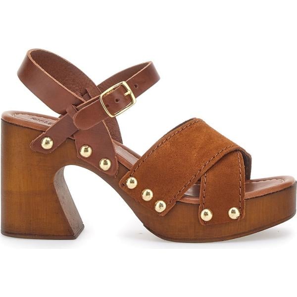 zoccoli Riflessi Moda marrone
