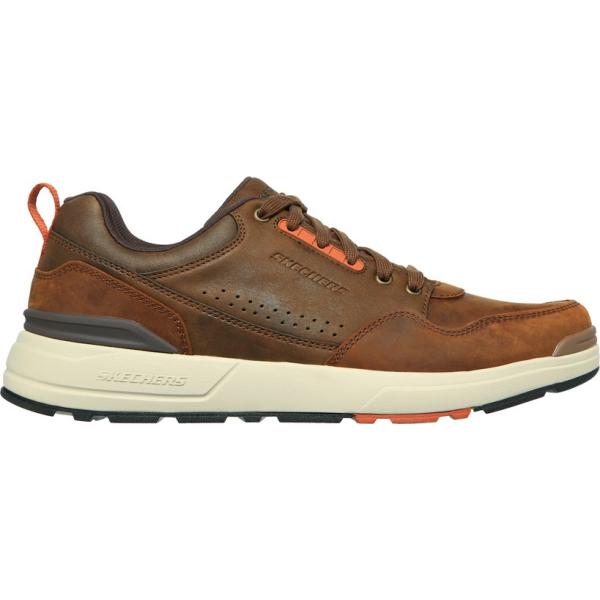 scarpe stringate Skechers marrone